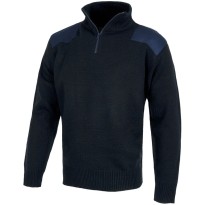Pull sportif à col haut avec fermeture demi-zip - Workteam