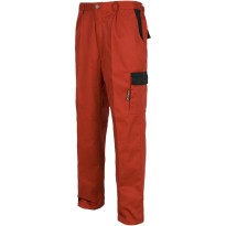 Pantalons de travail à poches multiples à haute résistance avec élastique à la taille - Workteam