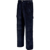Pantalons de travail à poches multiples en velours 100% coton résistants