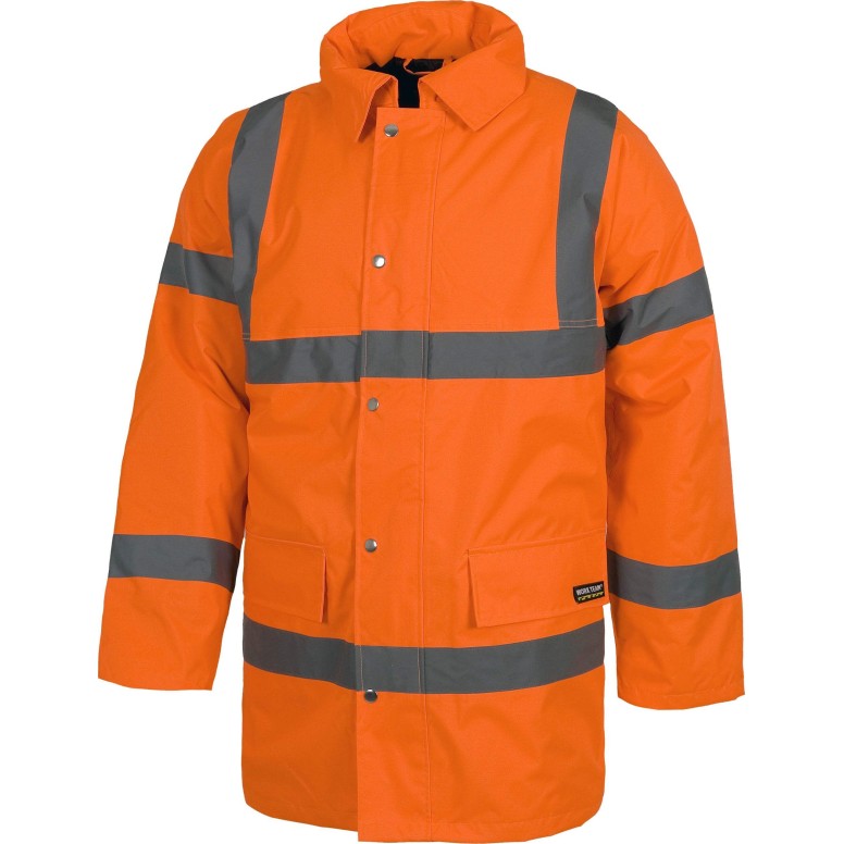 Parka haute visibilité en polyester 100% avec...