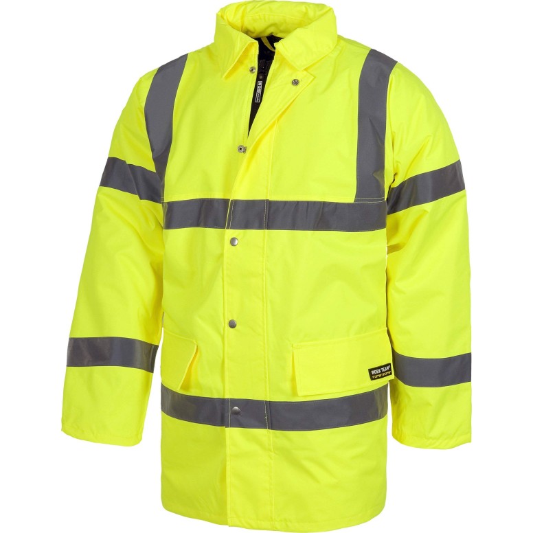 Parka haute visibilité en polyester 100% avec...