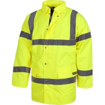 Parka haute visibilité en polyester 100% avec rembourrage - C3700