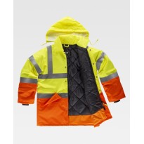 Parka de travail rembourré haute visibilité C3716 - Workteam