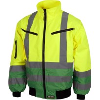 Blouson de pilote haute visibilité rembourré avec manches... 2