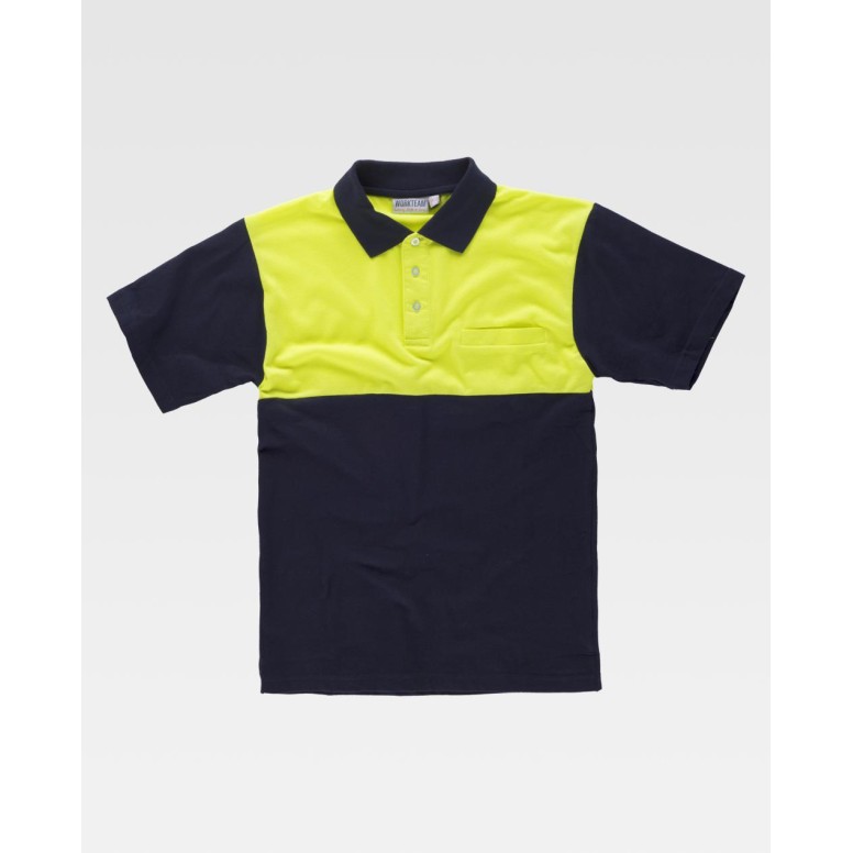 Polo de travail 100% coton haute visibilité...