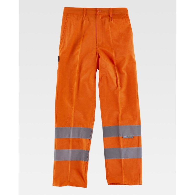 Pantalon de travail haute visibilité avec...