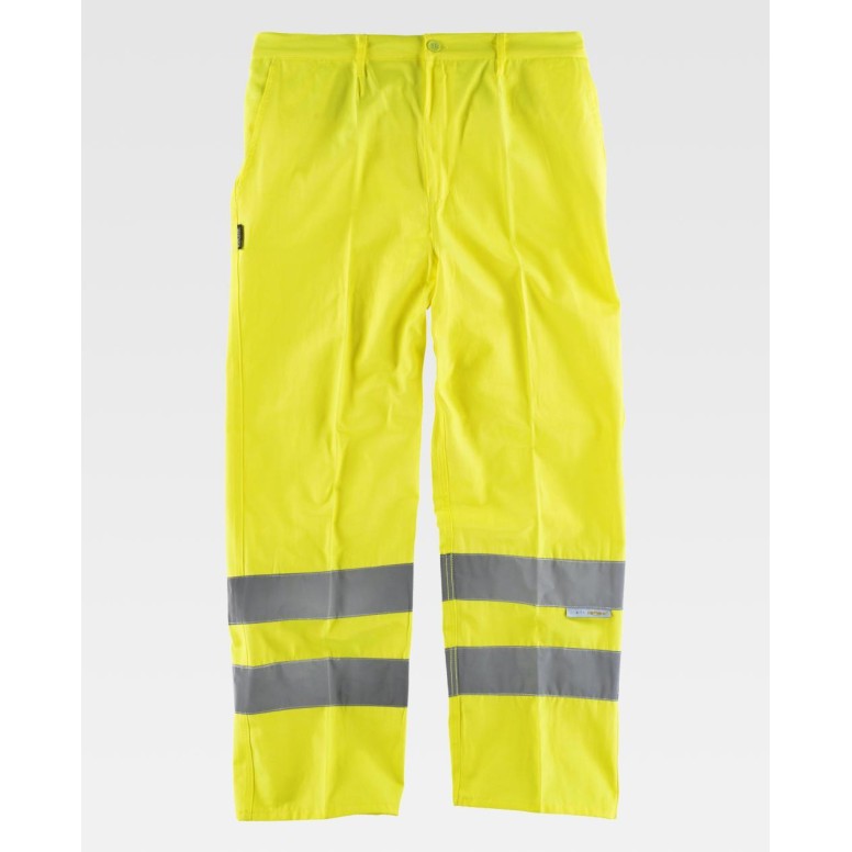 Pantalon de travail haute visibilité avec...