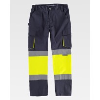 Pantalon de travail bicolore haute visibilité C3218 - Workteam