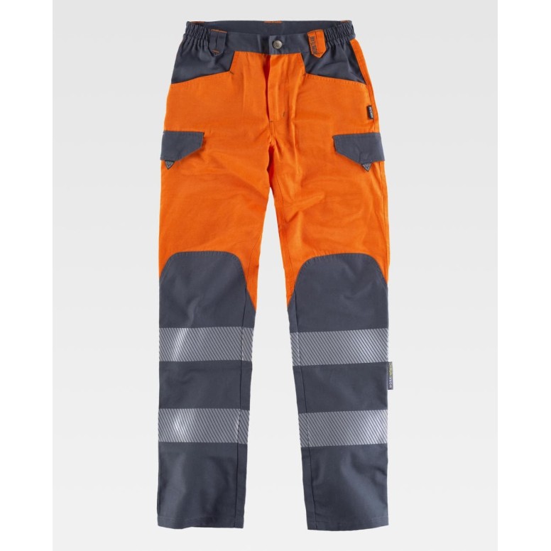 Pantalon de travail combiné haute visibilité...