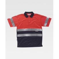 Polo de travail combinée haute visibilité à manches courtes C3867 - Workteam