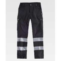 Pantalon de travail avec bandes réfléchissantes haute visibilité C2717 - Workteam