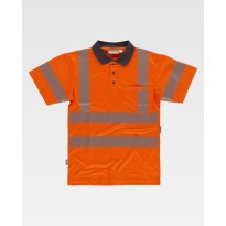 Polo de travail à manches courtes haute visibilité C3882...