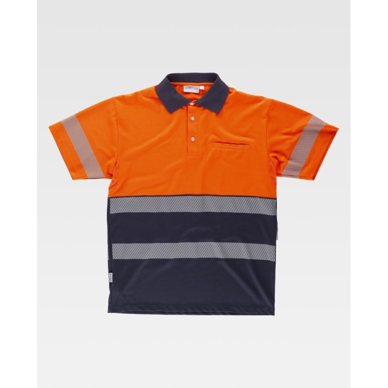 Polo de travail à manches courtes haute...