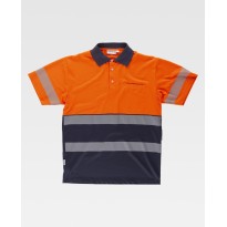 Polo de travail à manches courtes haute visibilité C3890 - Workteam