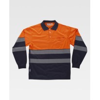 Polo de travail à manches longues haute visibilité C3891 - Workteam