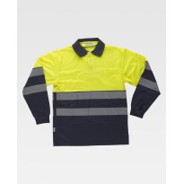 Polo de travail à manches longues haute visibilité C3891 - Workteam