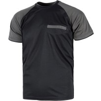 T-shirt combinée à manches courtes à triple couture - Workteam