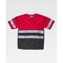 T-shirt de travail combinée avec bandes C3940 - Workteam