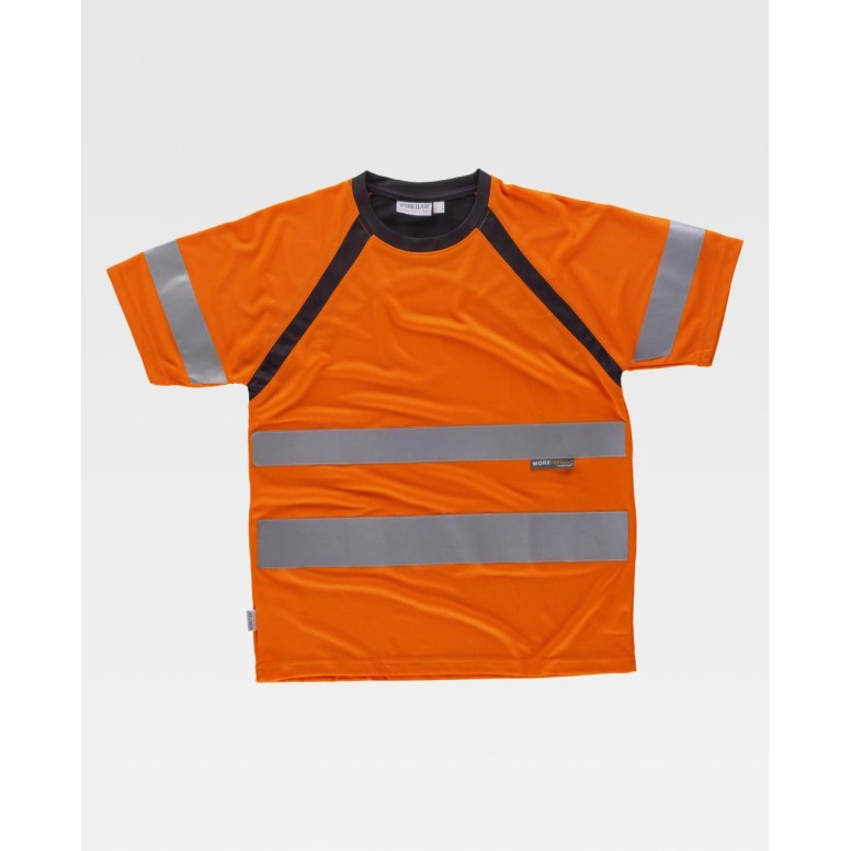 T-shirt de travail combinée haute visibilité...