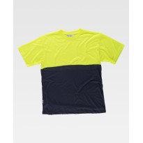 T-shirt de travail à manches courtes haute visibilité bicolore C6020 - Workteam