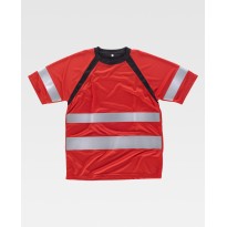 T-shirt de travail à manches courtes haute visibilité...