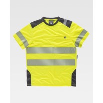 T-shirt de travail à manches courtes haute visibilité...