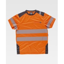 T-shirt de travail à manches courtes haute visibilité... 2