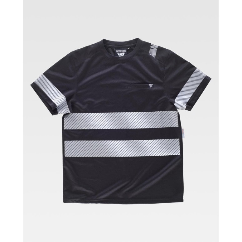 T-shirt de travail à manches courtes haute...