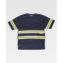T-shirt de travail à manches courtes avec bandes C3936 -...