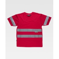 T-shirt de travail à manches courtes avec bandes C3939 - Workteam