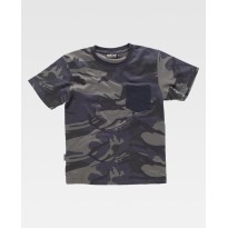 T-shirt de travail camouflage 100% coton S8520 - Workteam