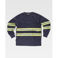 T-shirt de travail à manches longues avec bandes C3937 - Workteam