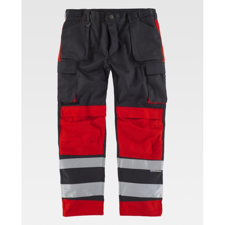 Pantalon de travail à poches multiples haute...
