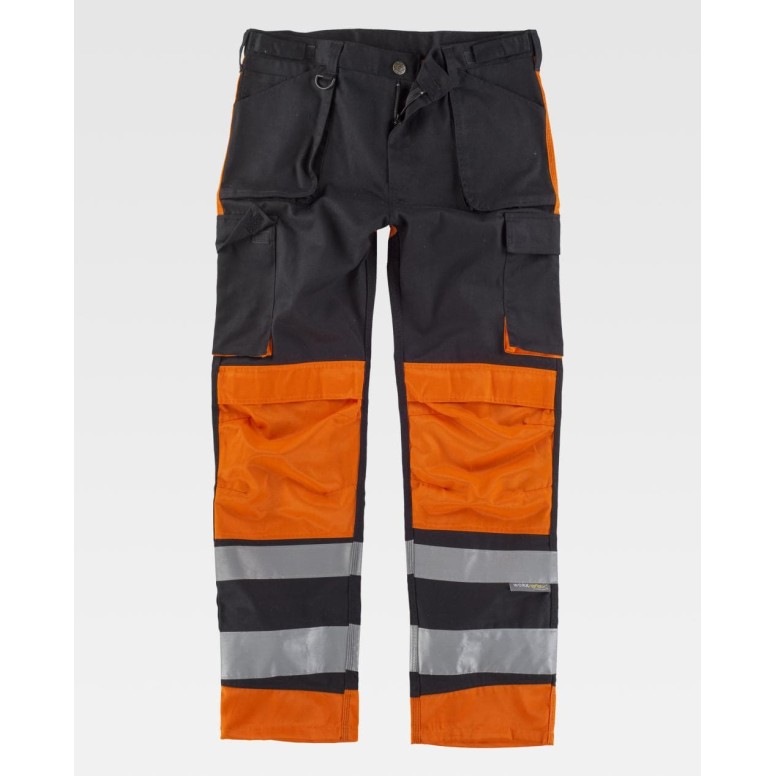 Pantalon de travail à poches multiples haute...