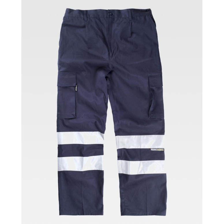 Pantalon de travail à poches multiples avec...