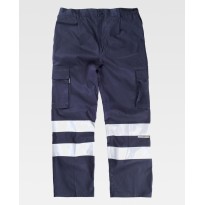 Pantalon de travail à poches multiples avec bandes réfléchissantes B1447 - Workteam