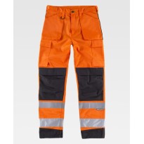 Pantalon de travail à poches multiples combiné haute visibilité C2912 - Workteam
