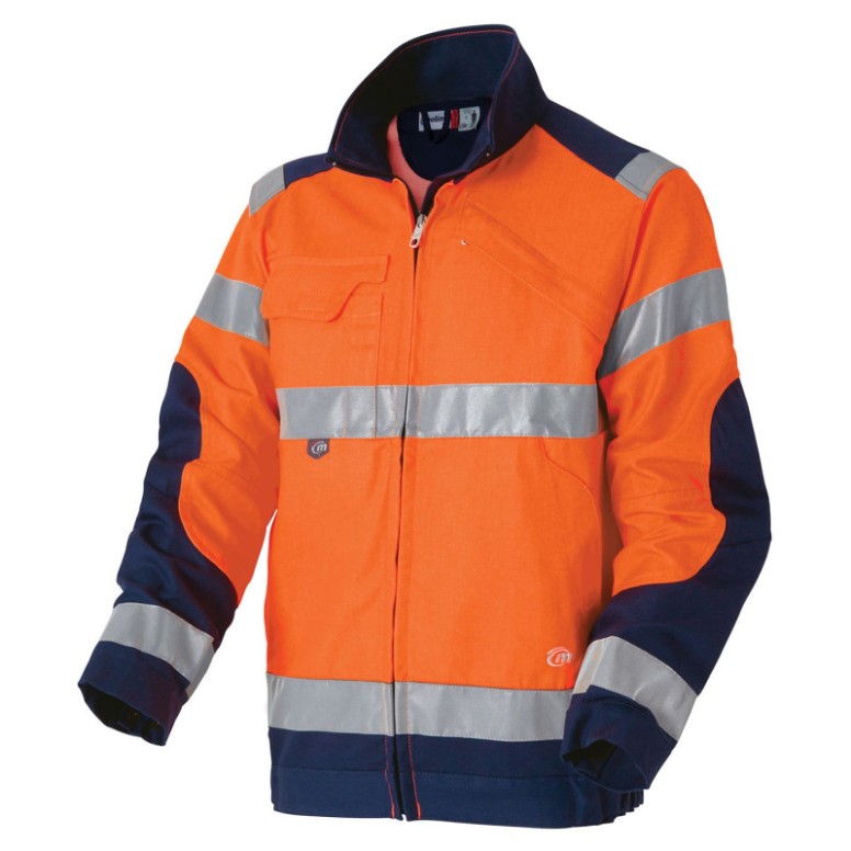 Blouson de travail haute visibilité multipoches...