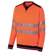 Sweat col rond de travail Haute Visibilité Molinel Luklight 0480.9999.065