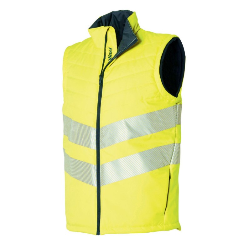 Gilet matelassé de travail Haute Visibilité...