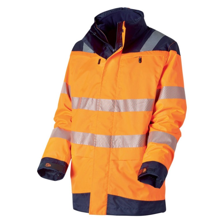 Parka de travail 3 en 1 haute visibilité...