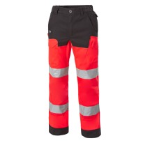 Pantalon de travail genouillères haute visibilité...