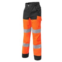 Pantalon de travail haute visibilité multipoches Molinel Luklight 2194.2351.044