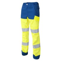 Pantalon de travail haute visibilité multipoches Molinel Luklight 2194.2351.044