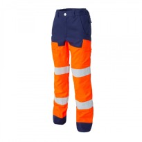 Pantalon de travail avec genouillères haute visibilité Classe 2 Molinel Luklight 0246.2351.158