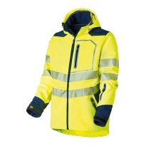 Blouson de travail Softshell haute visibilité multipoches Molinel Luklight 0514.9999.065