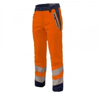 Pantalon de travail Softshell haute visibilité Stretch multipoches Molinel Luklight 0794.9999.065
