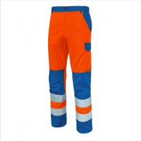 Pantalon de travail haute visibilité multipoches Molinel Fluopro FLUOPN72ASJ/MA