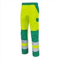 Pantalon de travail haute visibilité multipoches Molinel Fluopro FLUOPN72ASJ/MA