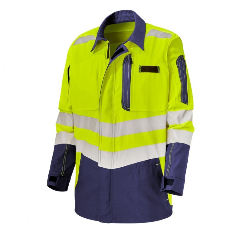 Veste de travail haute visibilité multipoches...